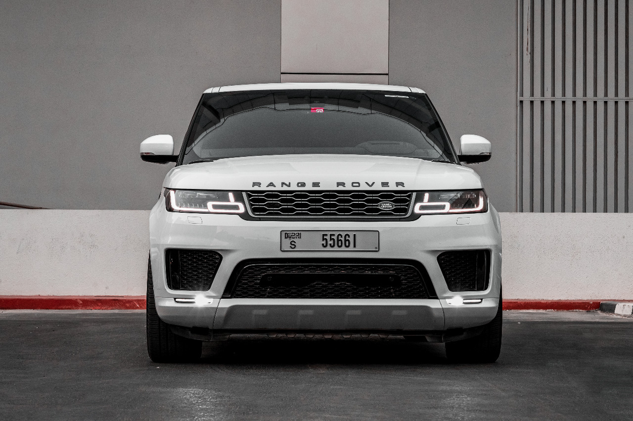Range Rover Sport  WHITE 2021 rental dubai