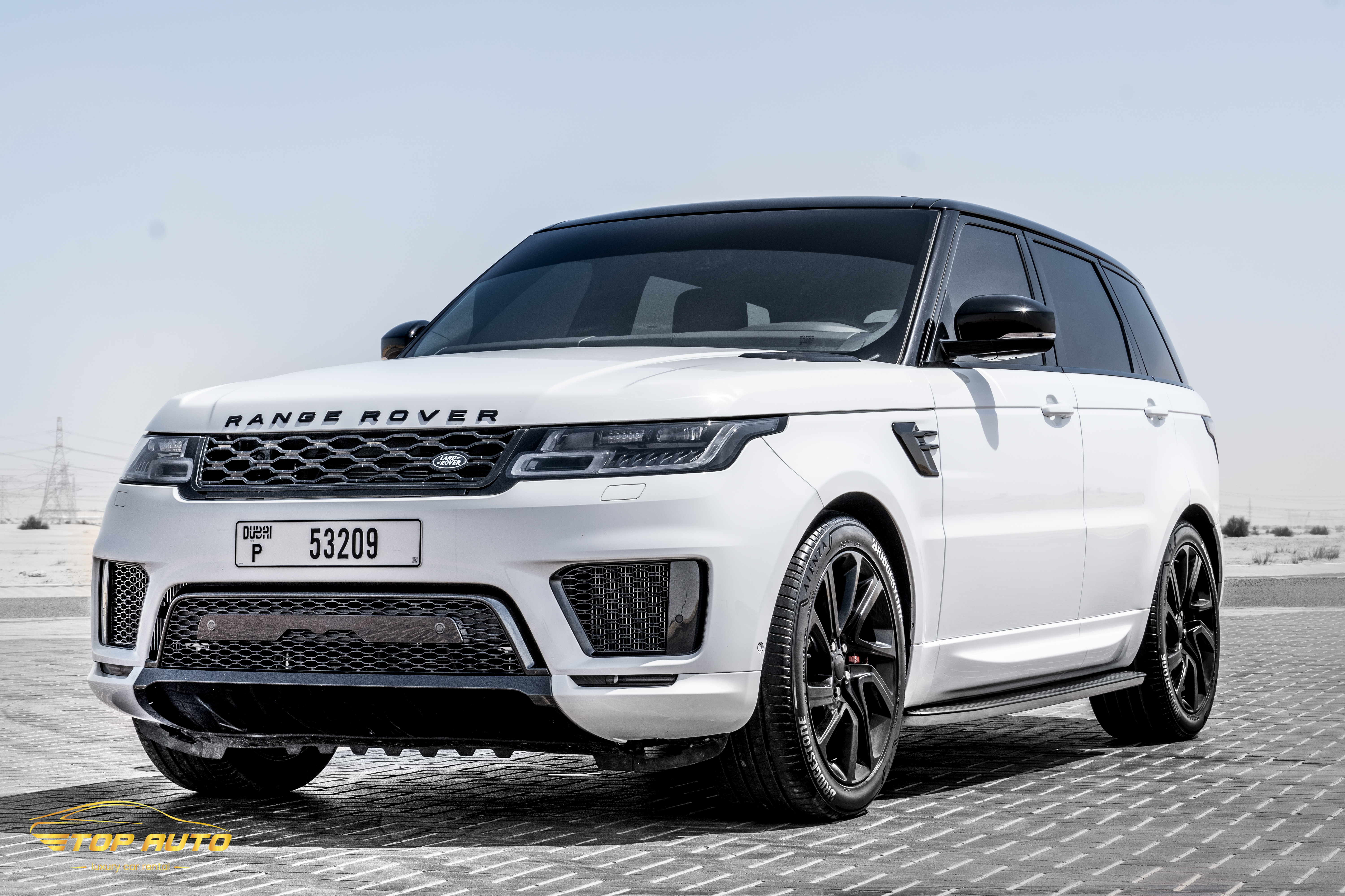 Range Rover Sport V6 WHITE 2020 rental dubai