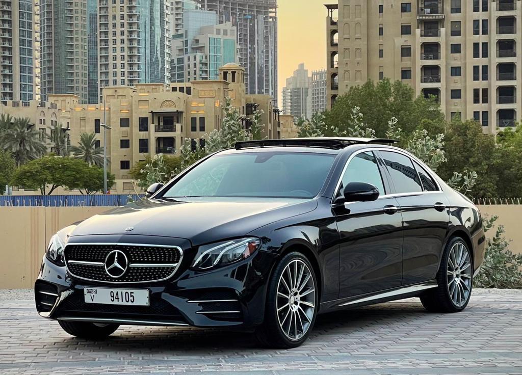 Mercedes E300 BLACK 2019 rental dubai