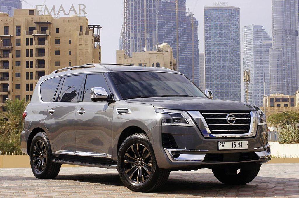 Nissan Patrol BEIGE 2018 rental dubai