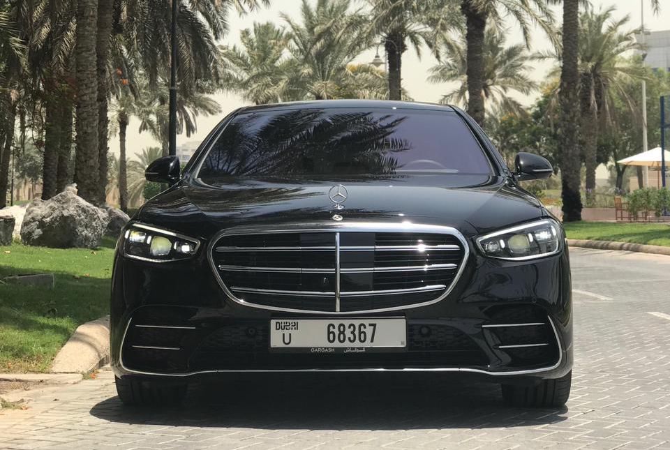 Mercedes S  BLACK 2021 rental dubai