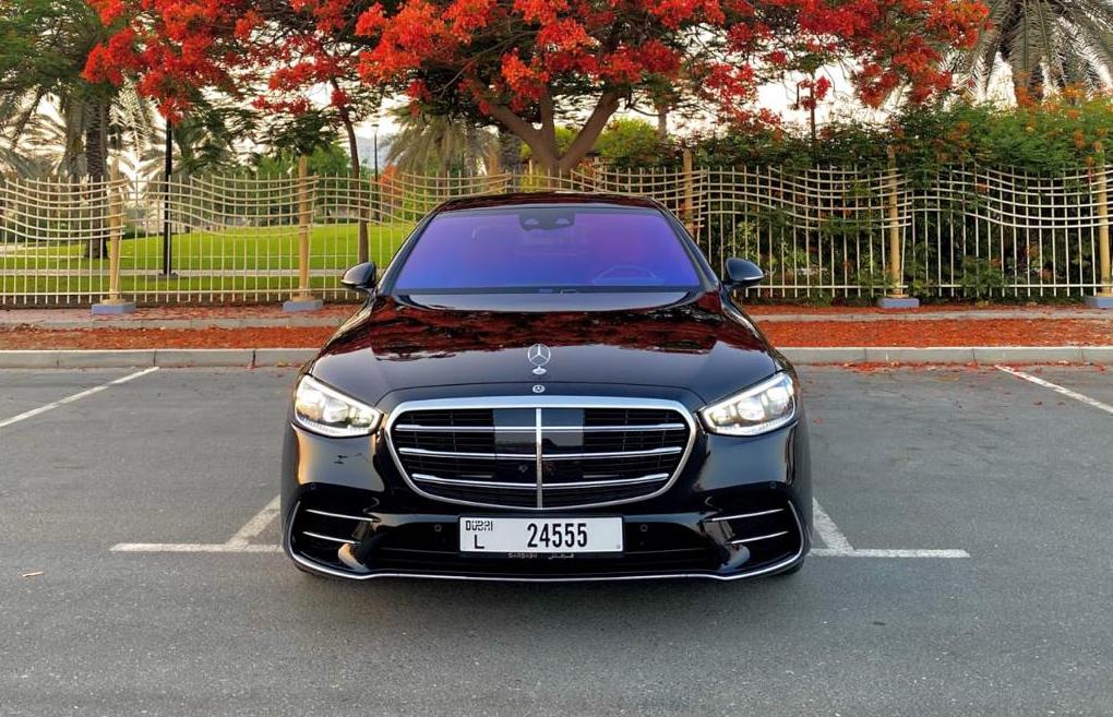 Mercedes S500 BLACK 2021 rental dubai