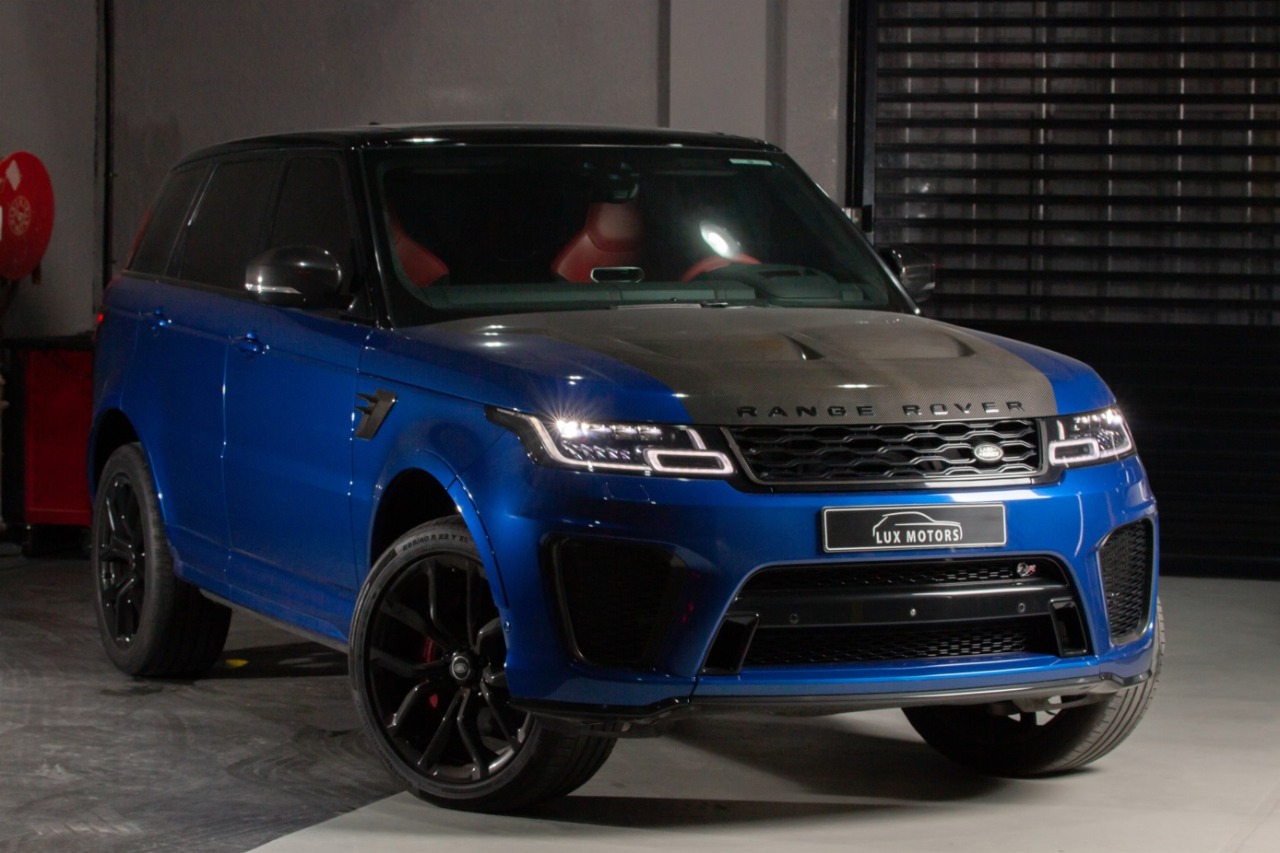 Range Rover SVR BLUE 2018 rental dubai