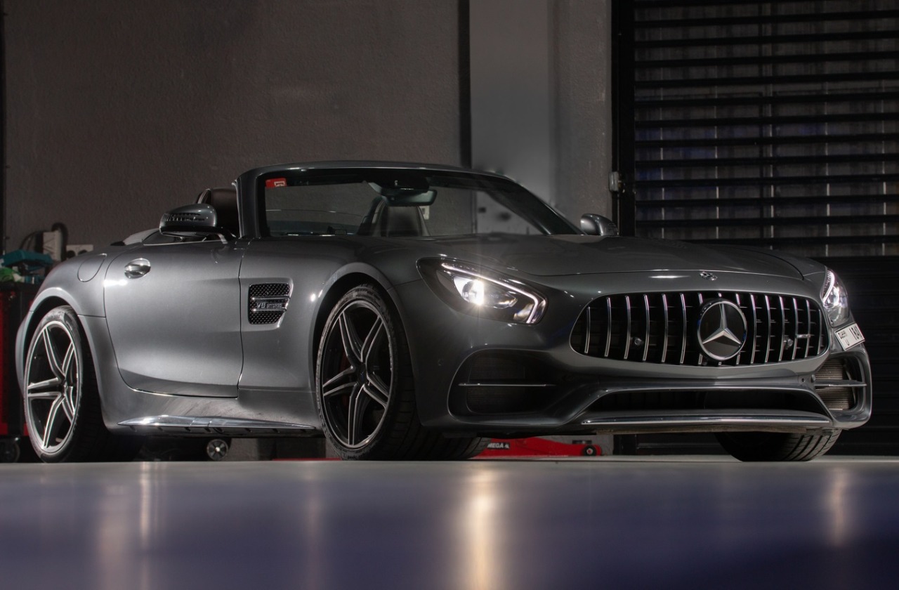 Mercedes GT Convertible BEIGE 2018 rental dubai