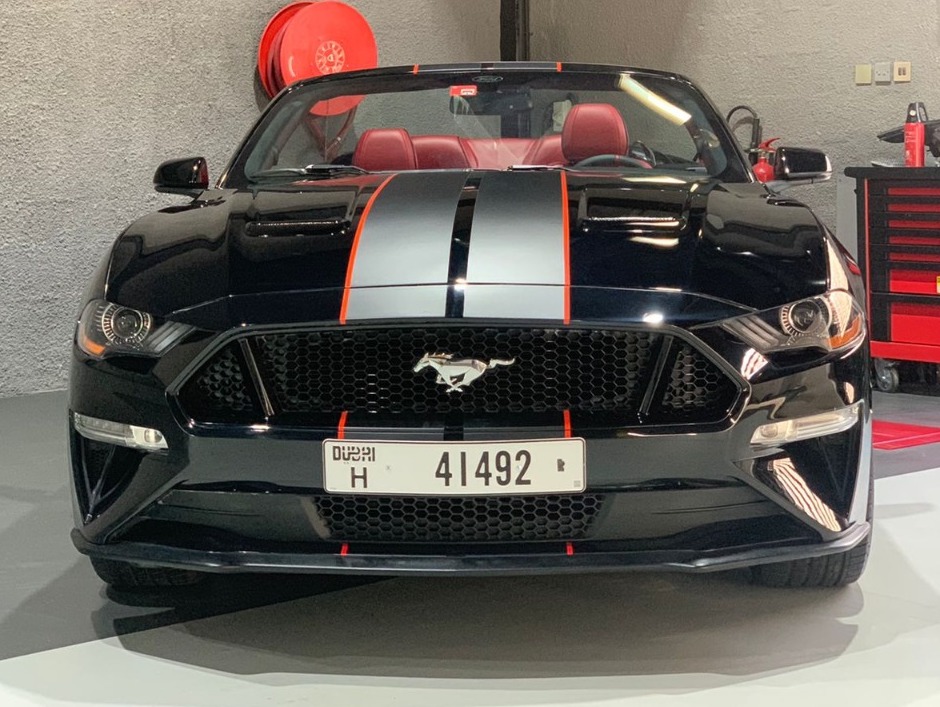 Ford Mustang Eco Boost BLACK 2019 rental dubai