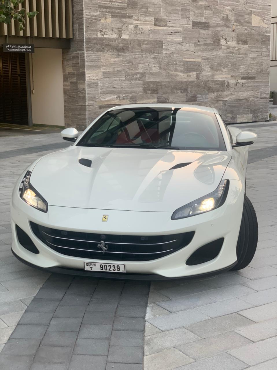 Ferrari Portofino WHITE 2020 rental dubai