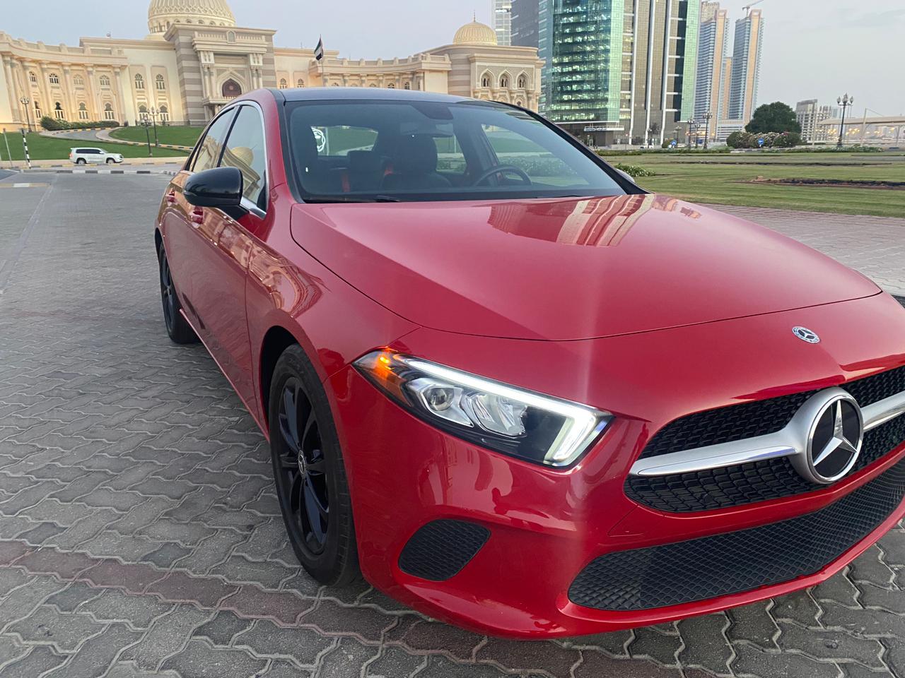 Mercedes A250 RED 2021 rental dubai