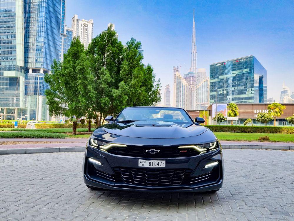 Chevrolet Camaro SS Convertible BLACK 2020 rental dubai