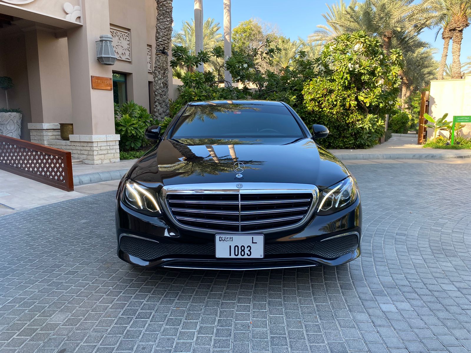 Mercedes E300 BLACK 2018 rental dubai