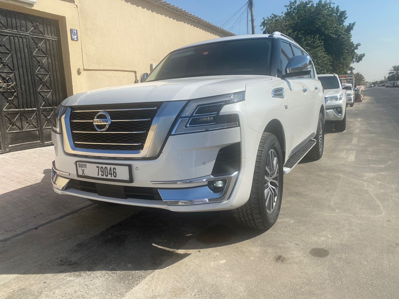 Nissan Patrol Platinum WHITE 2021 rental dubai