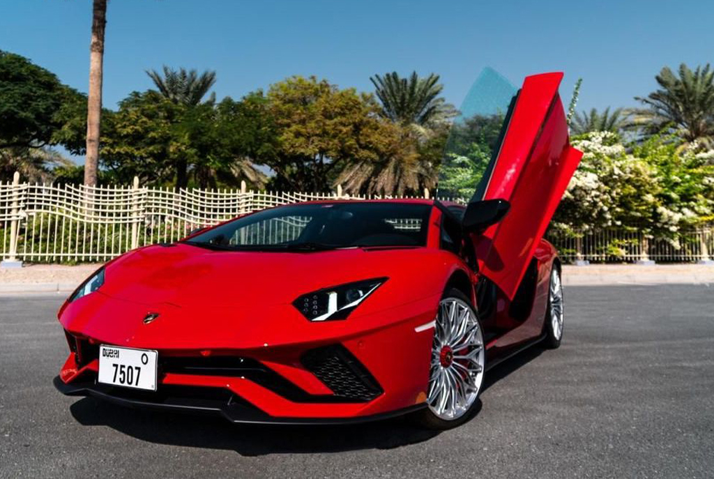  Lamborghini Aventador S 2020 RED 2020 rental dubai