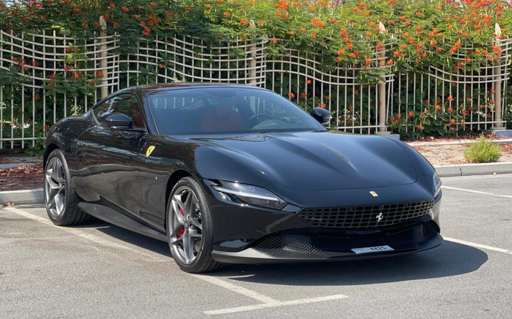 Ferrari Roma 2021 BLACK 2020 rental dubai