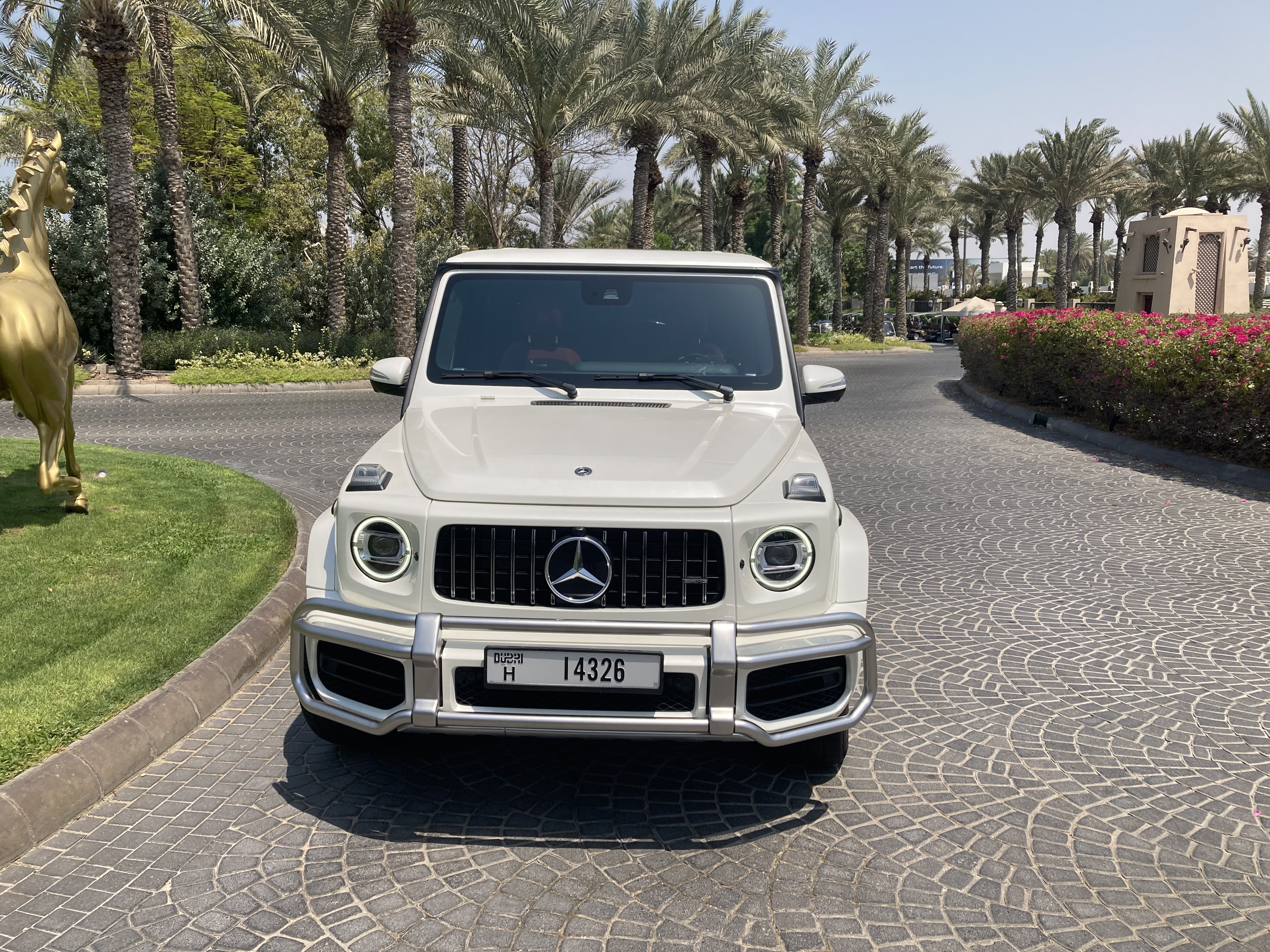 Mercedes G63 WHITE 2020 rental dubai