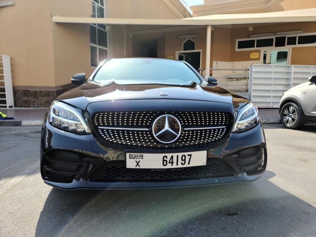 Mercedes C43 BLACK 2020 rental dubai