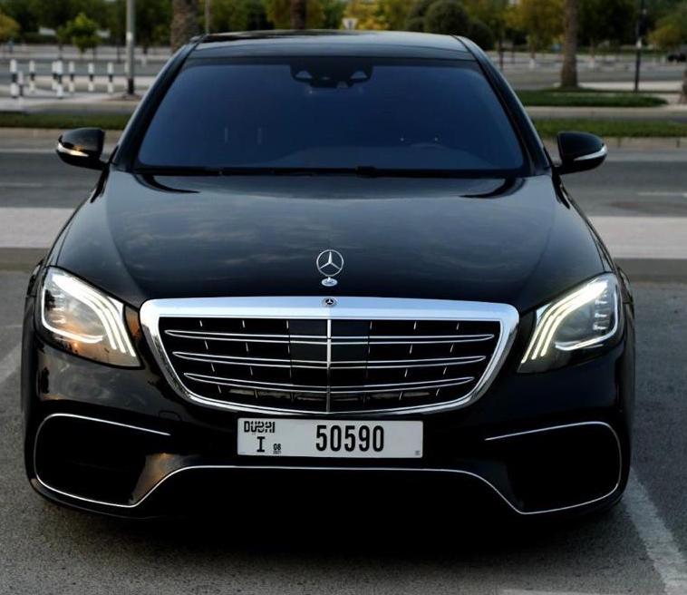 Mercedes S63 BLACK 2019 rental dubai