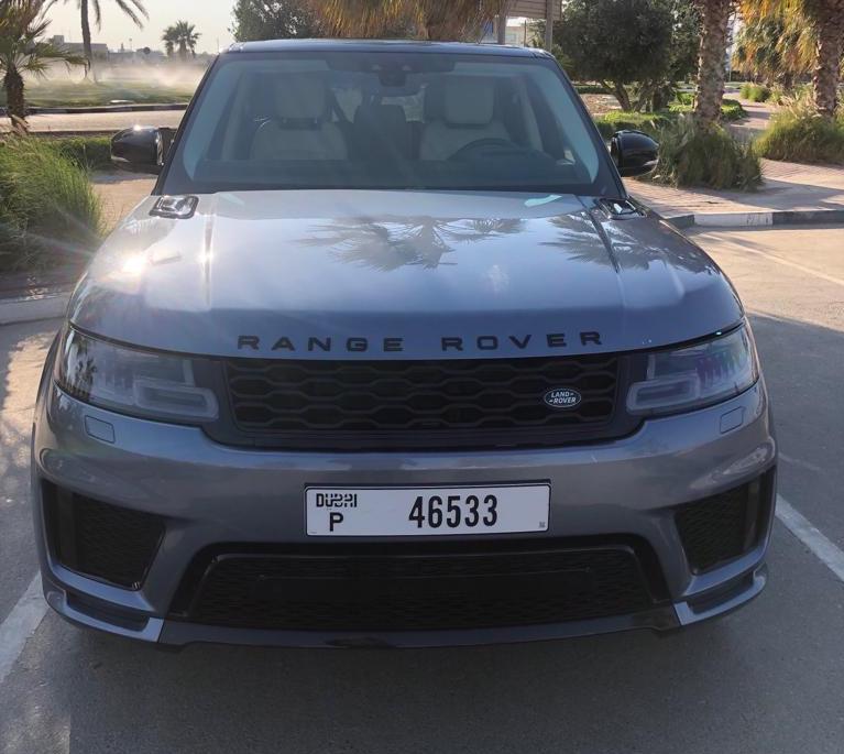 Range Rover Sport BEIGE 2021 rental dubai
