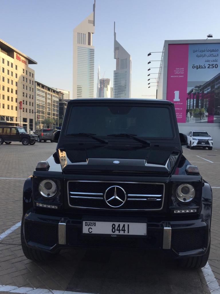 Mercedes G63  BLACK 2018 rental dubai