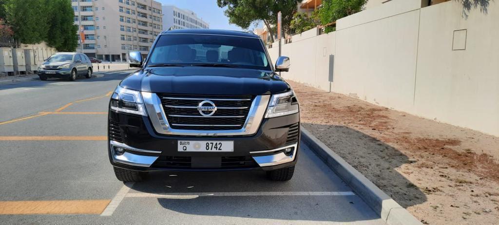 Nissan Patrol Platinum BLACK 2020 rental dubai