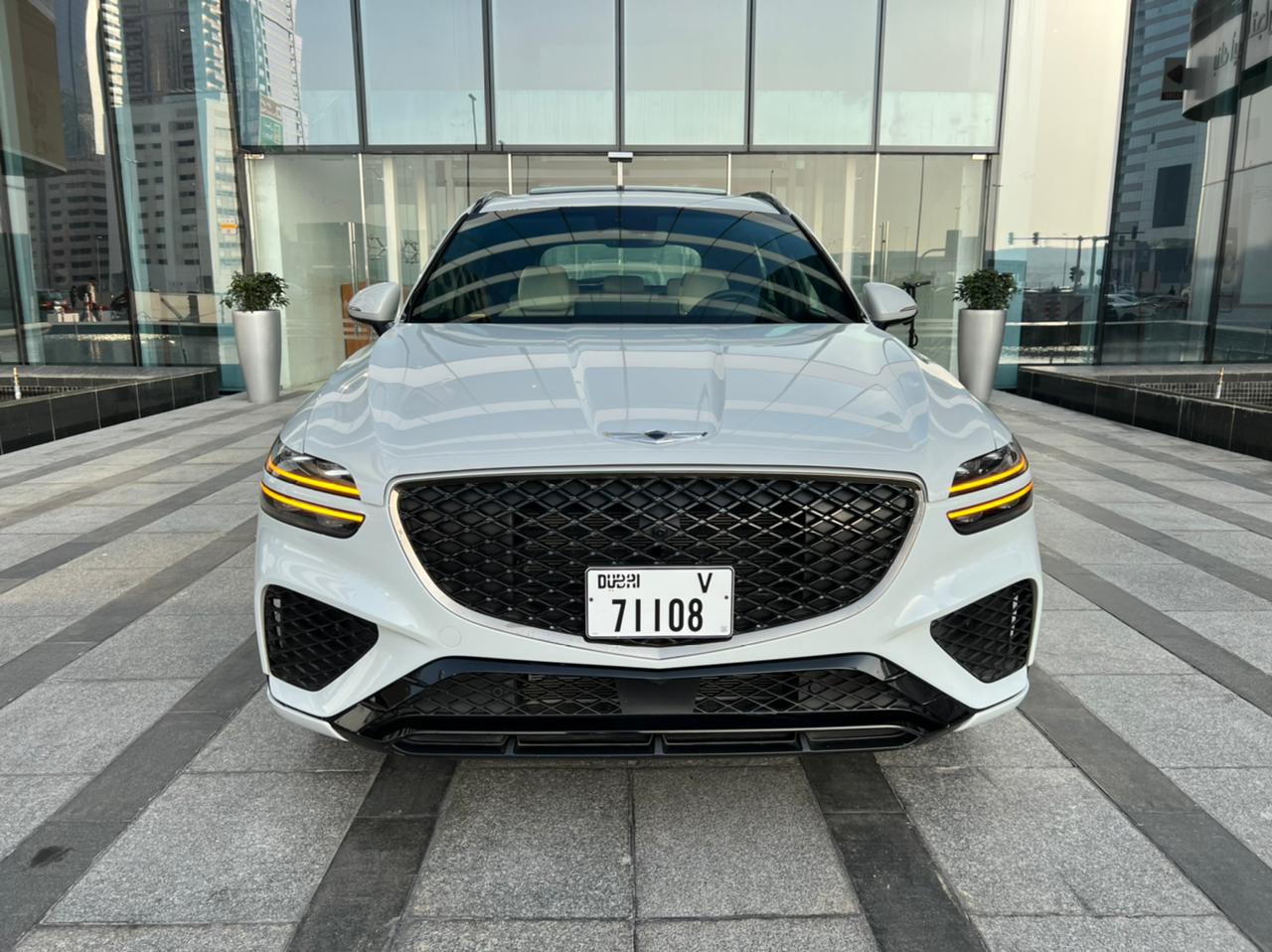 GENESIS GV70 WHITE 2021 rental dubai