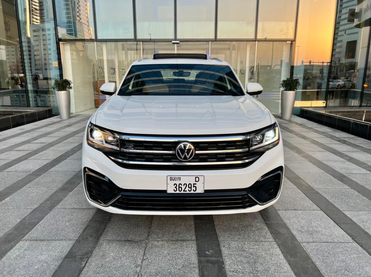 VOLKSWAGEN ATLAS  WHITE 2021 rental dubai