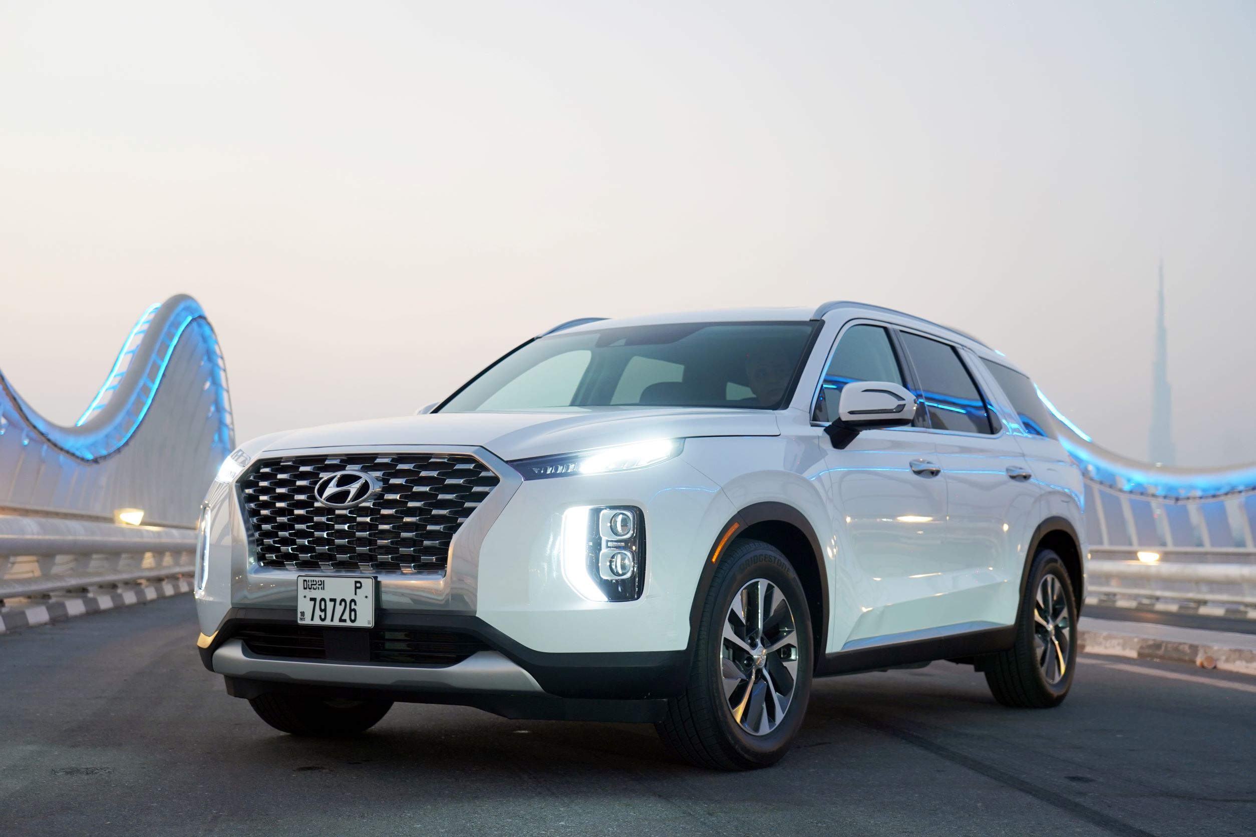 HYUNDAI PALISADE WHITE 2020 rental dubai