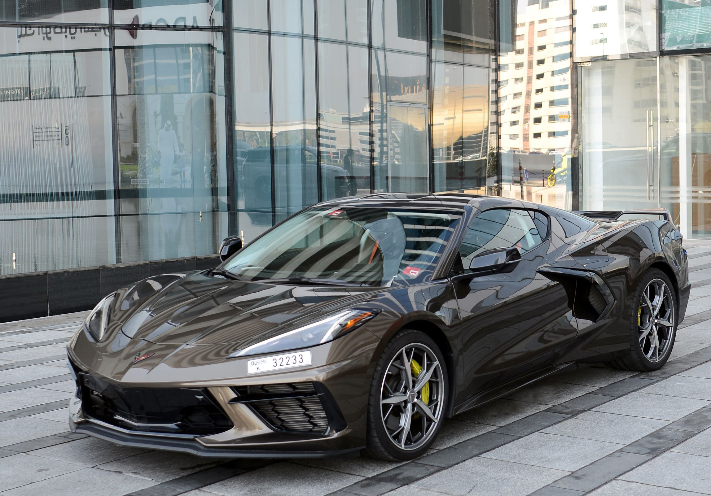 Chevrolet Corvette Stingray C8 BROWN 2020 rental dubai
