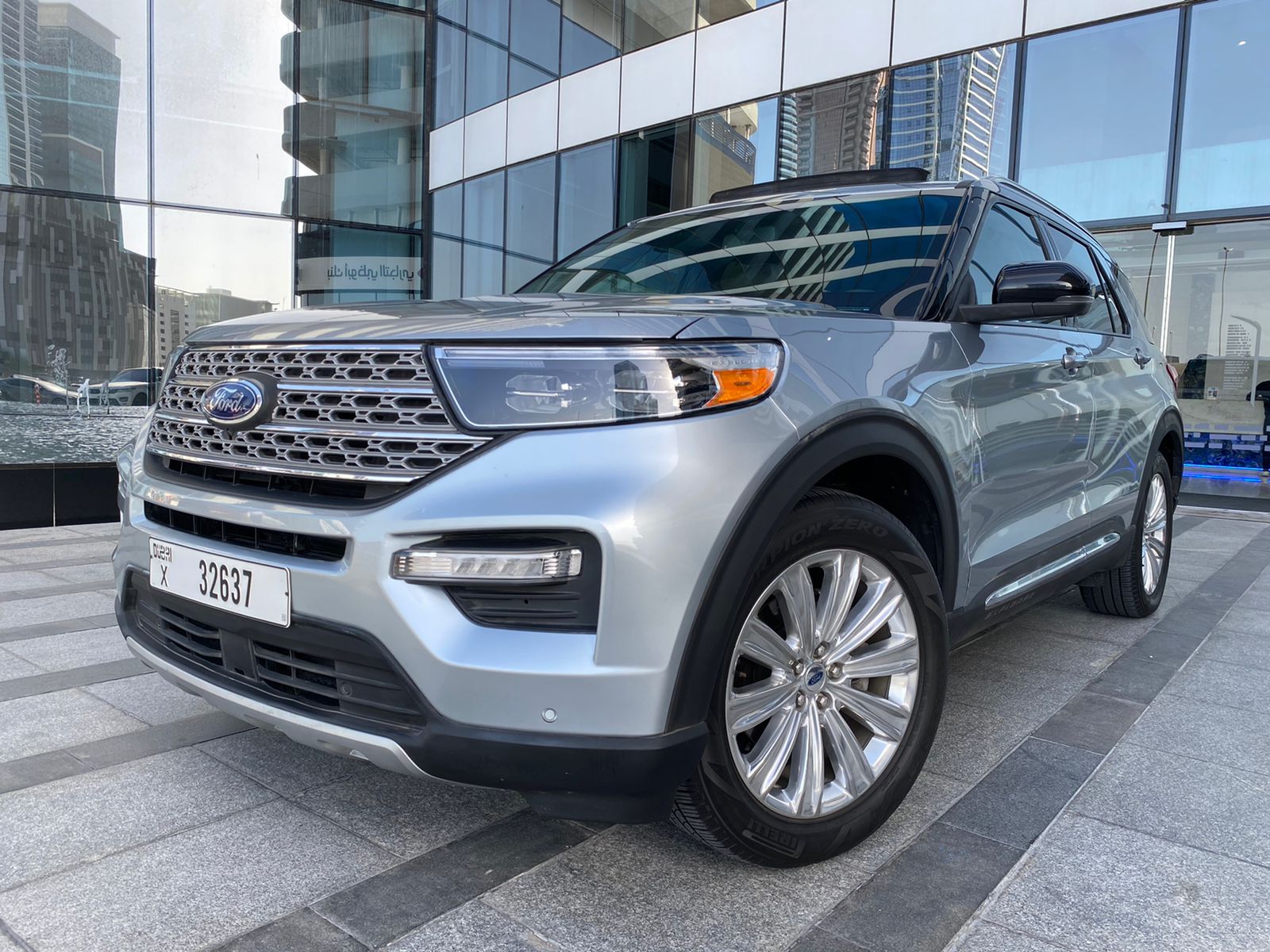 FORD EXPLORER GREY 2020 rental dubai