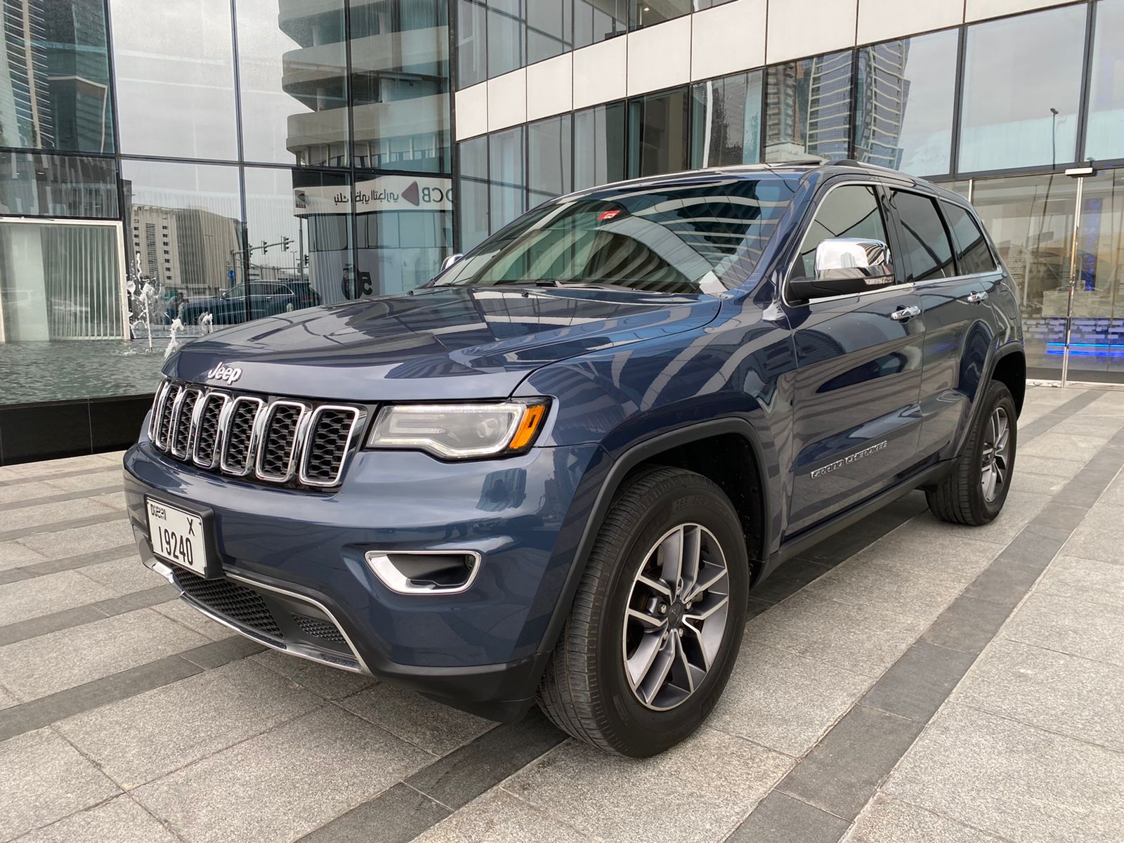 JEEP GRAND CHEROKEE  BLUE 2021 rental dubai
