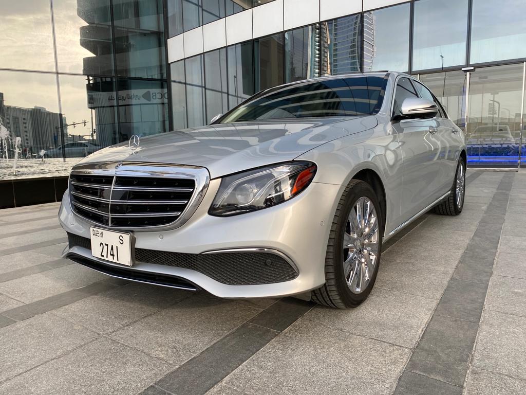 MERCEDES E300  GREY 2018 rental dubai
