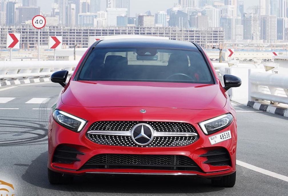 Mercedes A220 RED 2021 rental dubai