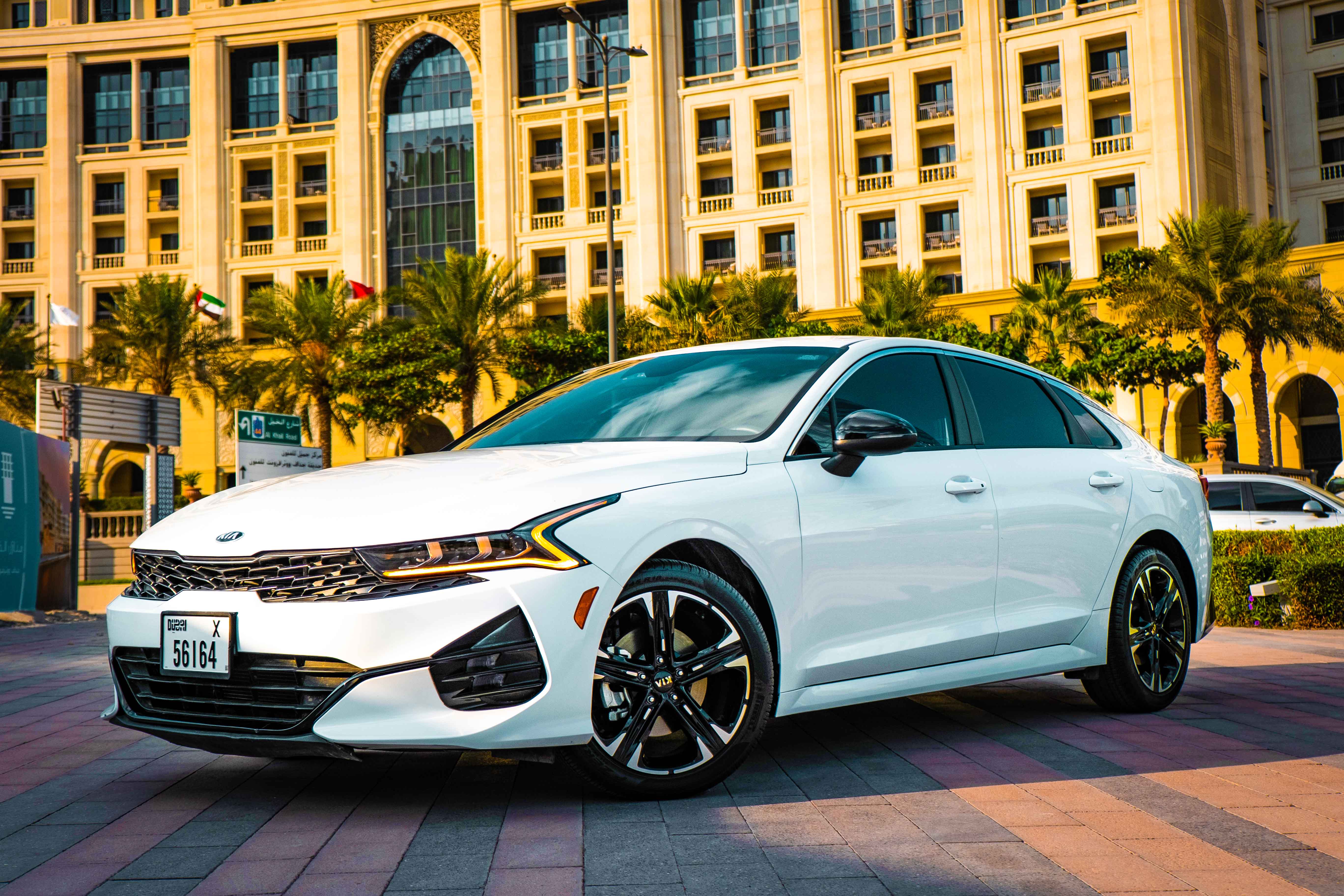 Kia K5 WHITE 2021 rental dubai