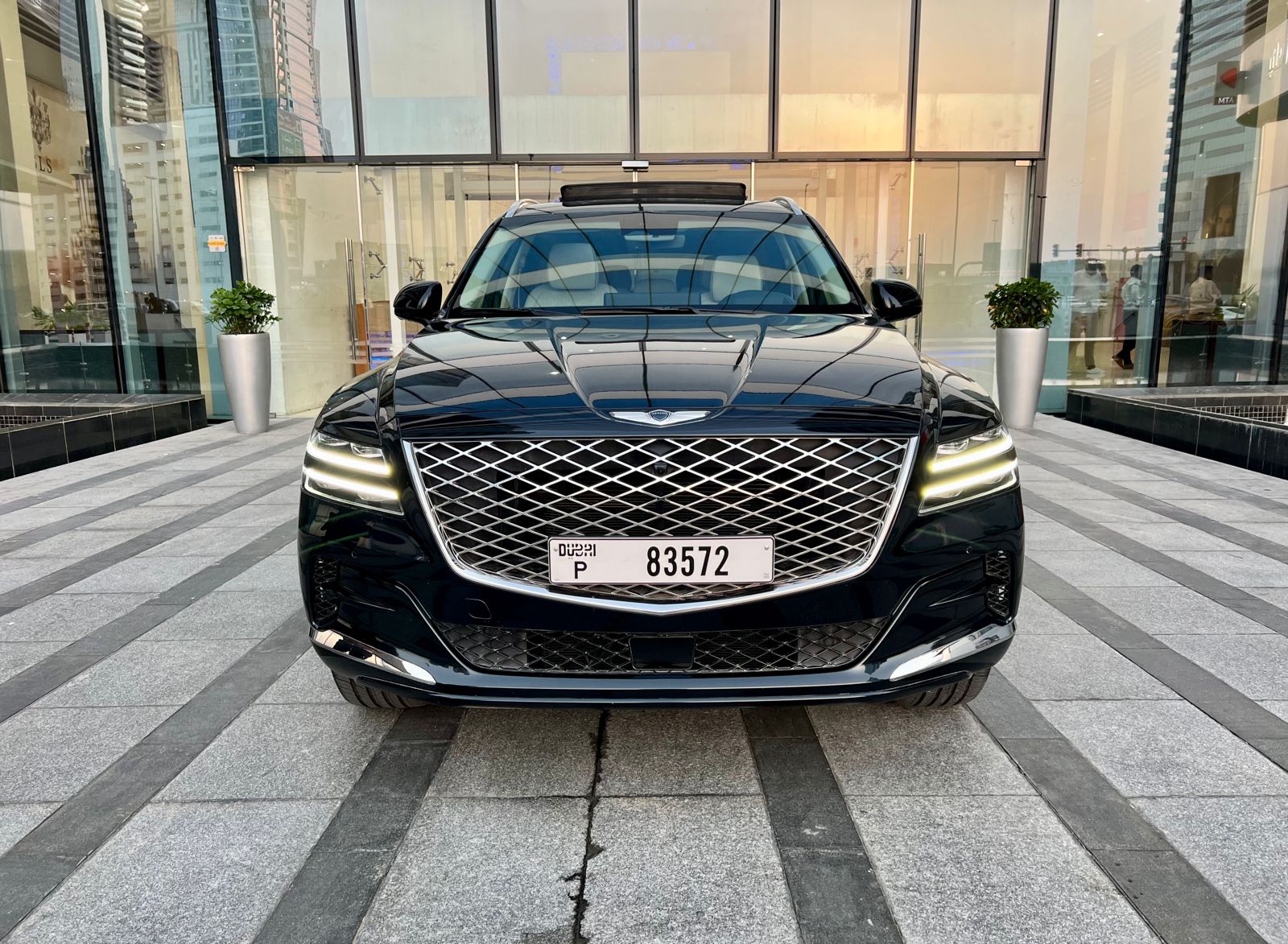 Hyundai Genesis GV80 BLACK 2021 rental dubai