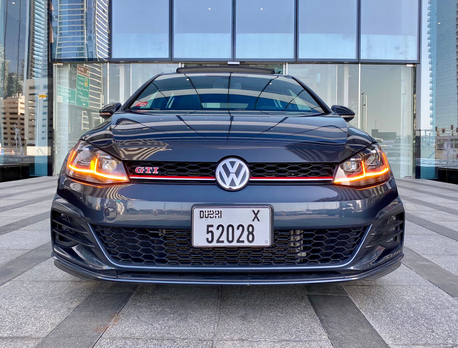 VW Golf GTI  BLUE 2019 rental dubai
