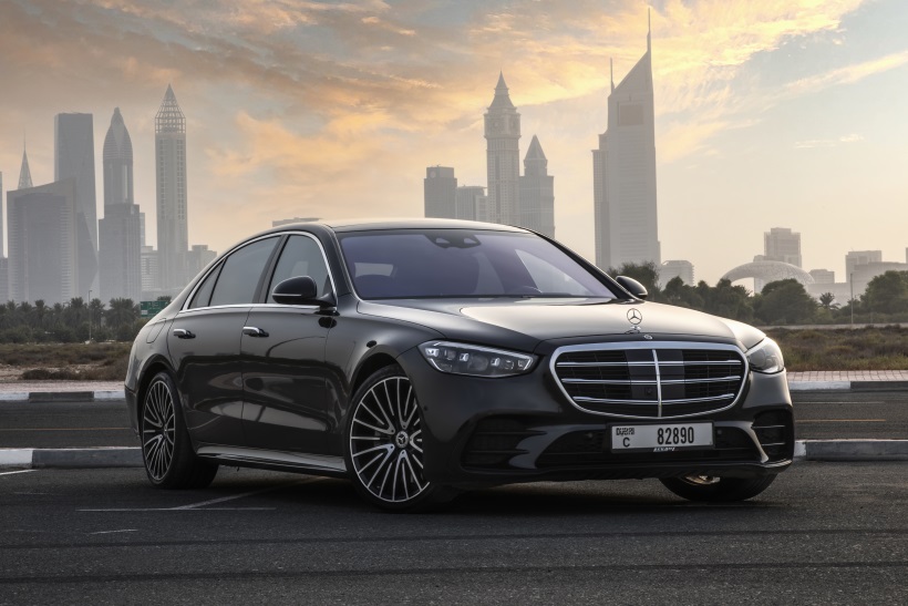 Mercedes S500 BLACK 2021 rental dubai