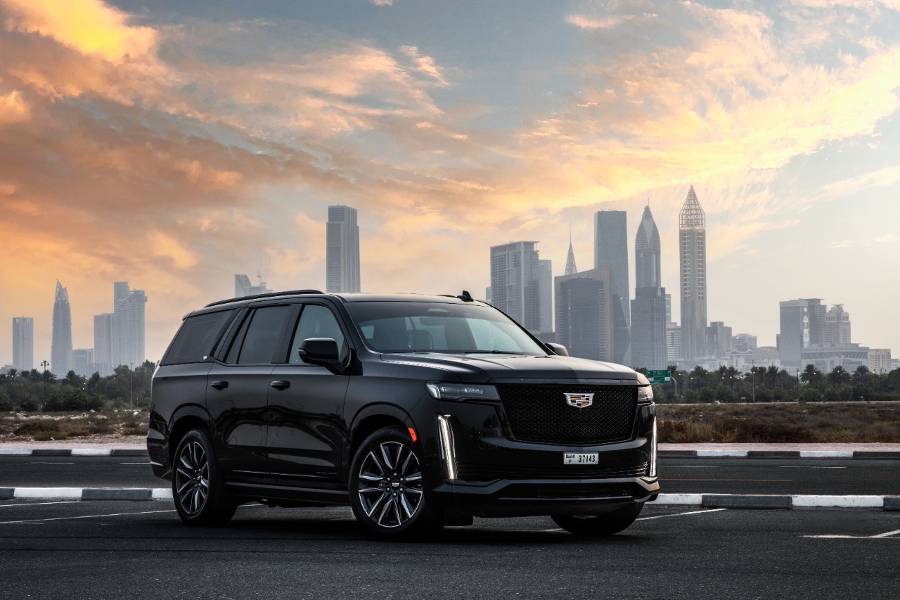 Cadillac Escalade Platinum Sport BLACK 2021 rental dubai