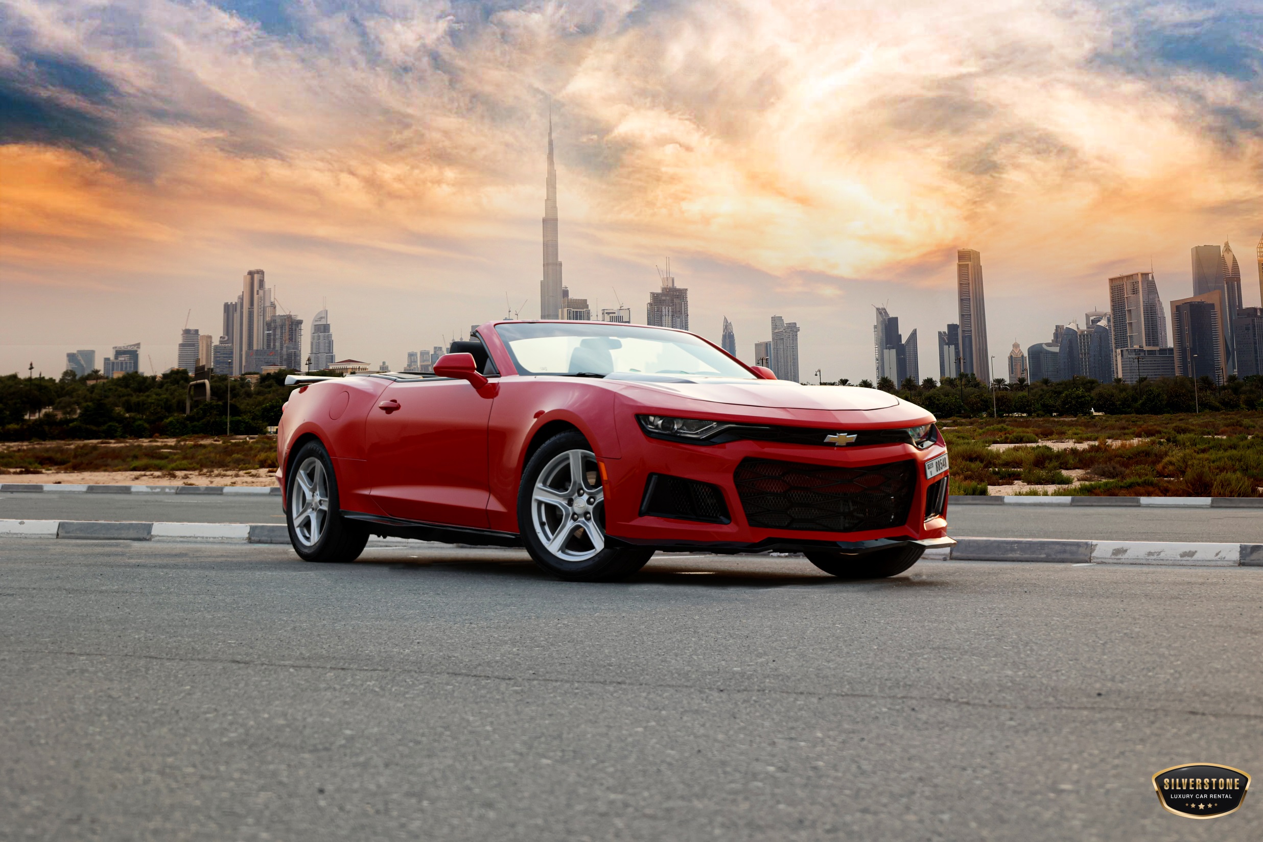 Chevrolet Camaro ZL1 Kit Convertible V6 RED 2022 rental dubai