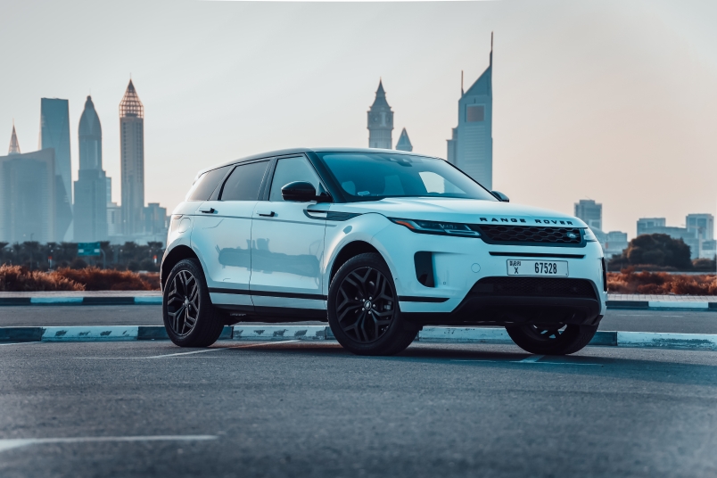 Range Rover Evoque WHITE 2020 rental dubai