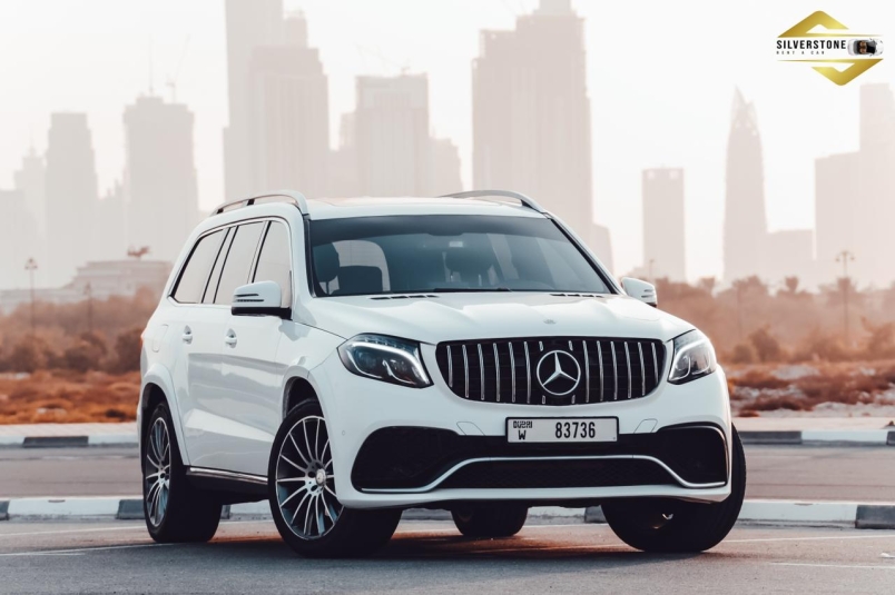 Mercedes Benz GLS 500 WHITE 2019 rental dubai