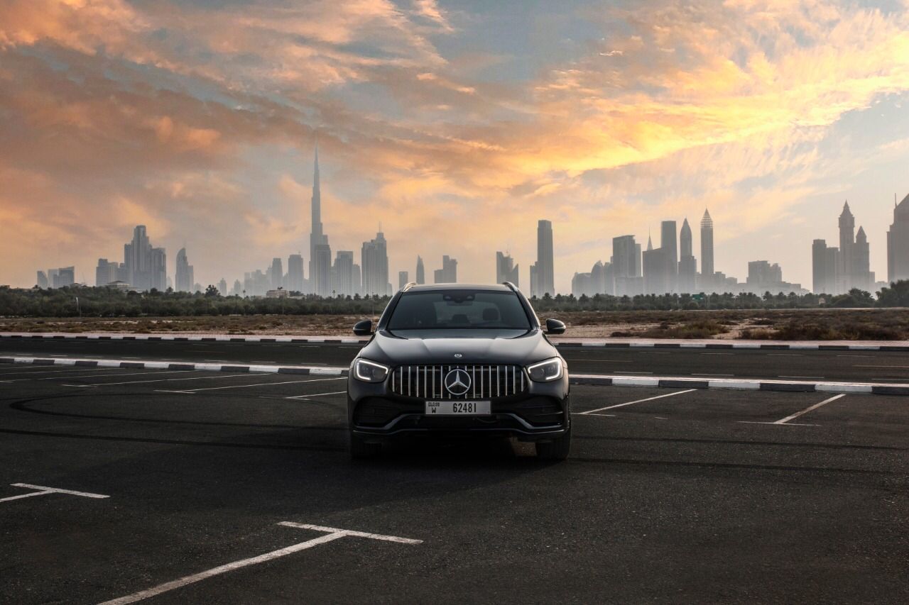 Mercedes Benz AMG GLC 63 BLACK 2020 rental dubai