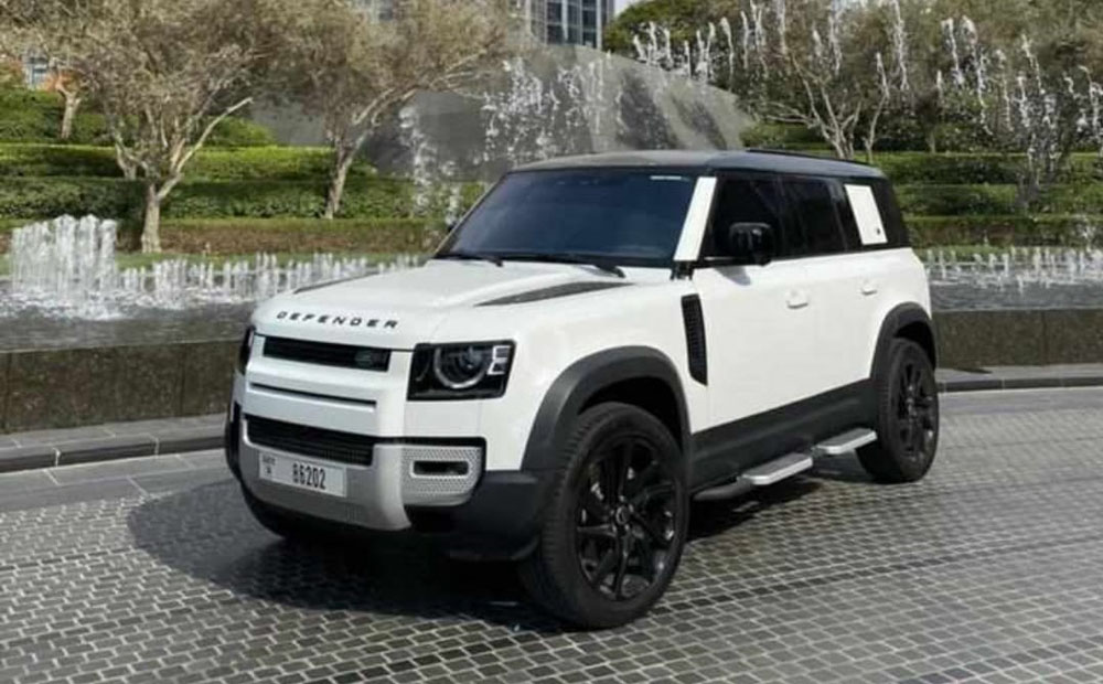 Land Rover Defender WHITE 2021 rental dubai