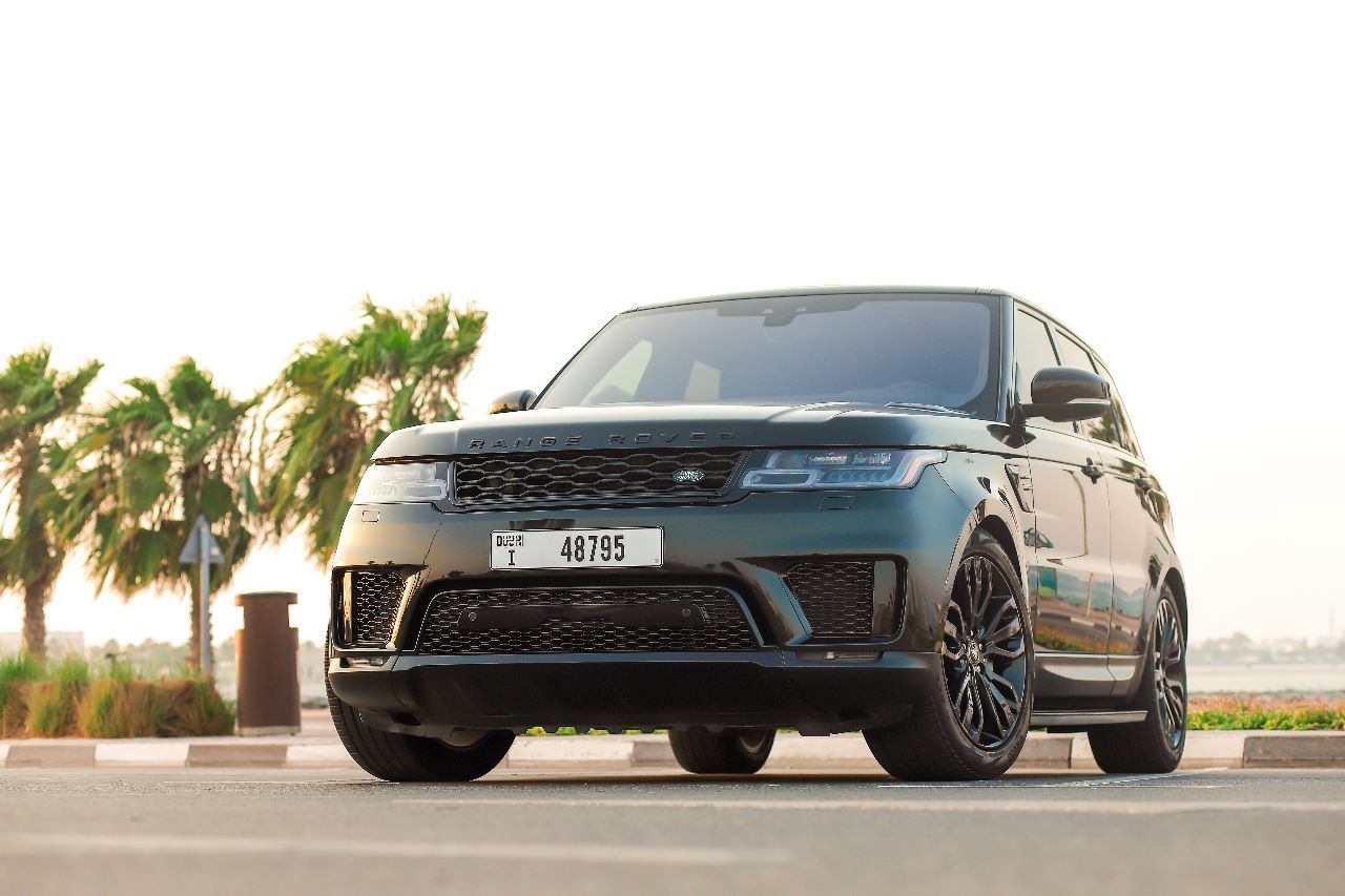 Range Rover Sport BLACK 2022 rental dubai