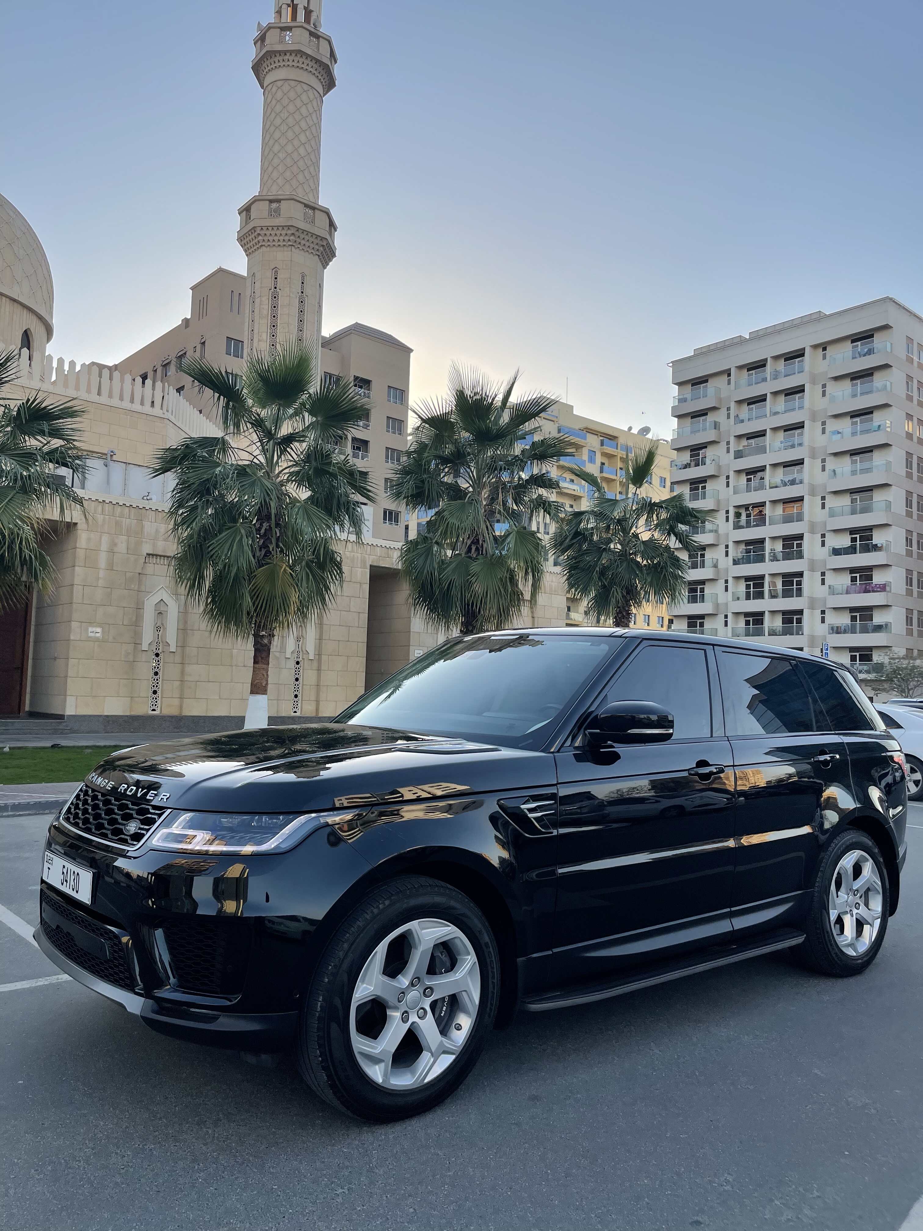 Range Rover Sport BLACK 2020 rental dubai