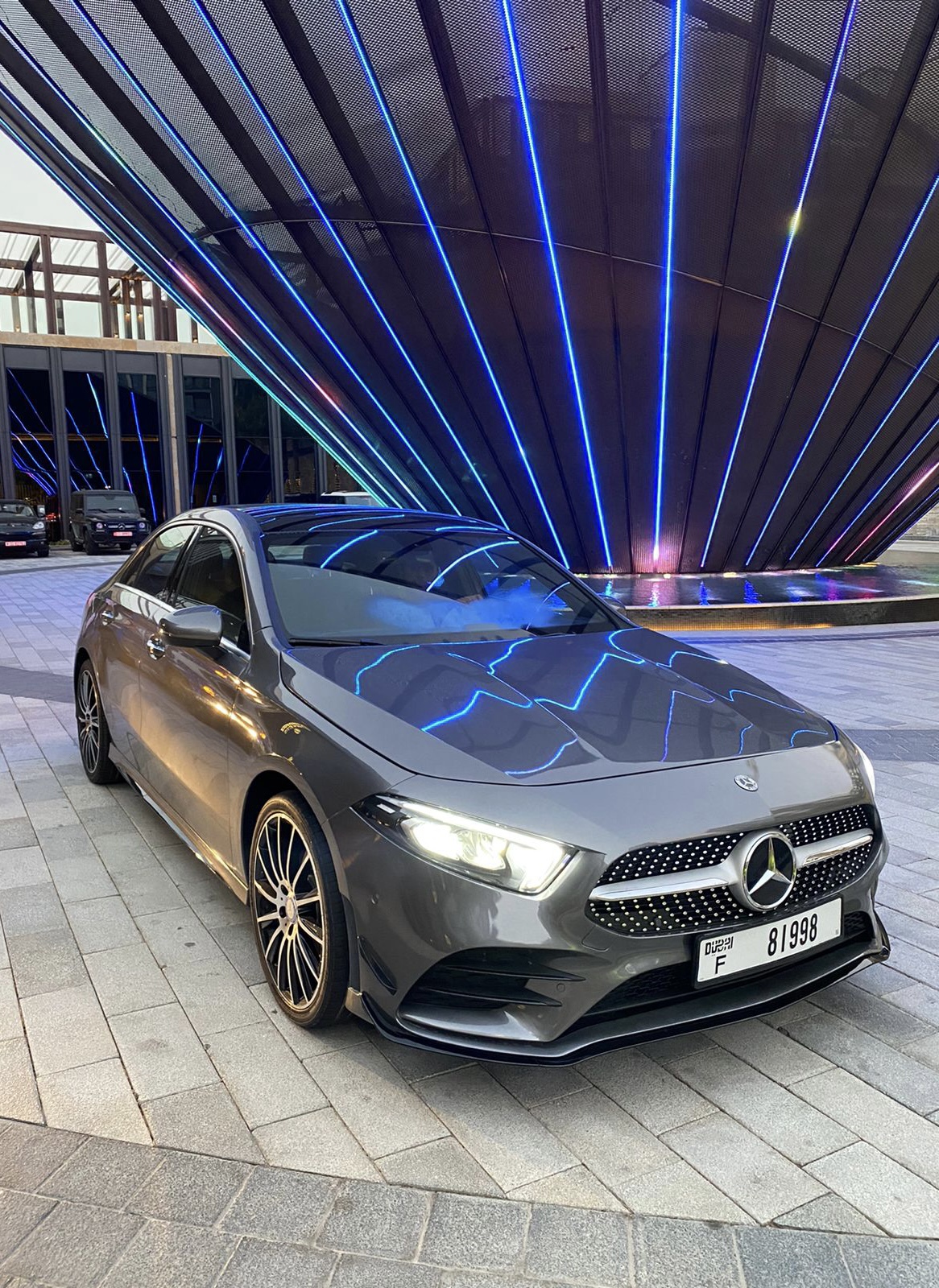 Mercedes A 220 GREY 2021 rental dubai