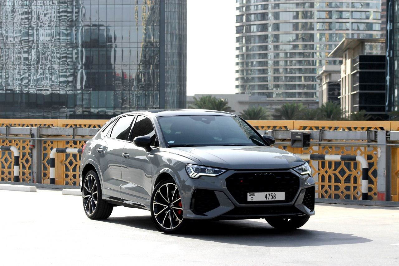 Audi RsQ3 GREY 2022 rental dubai