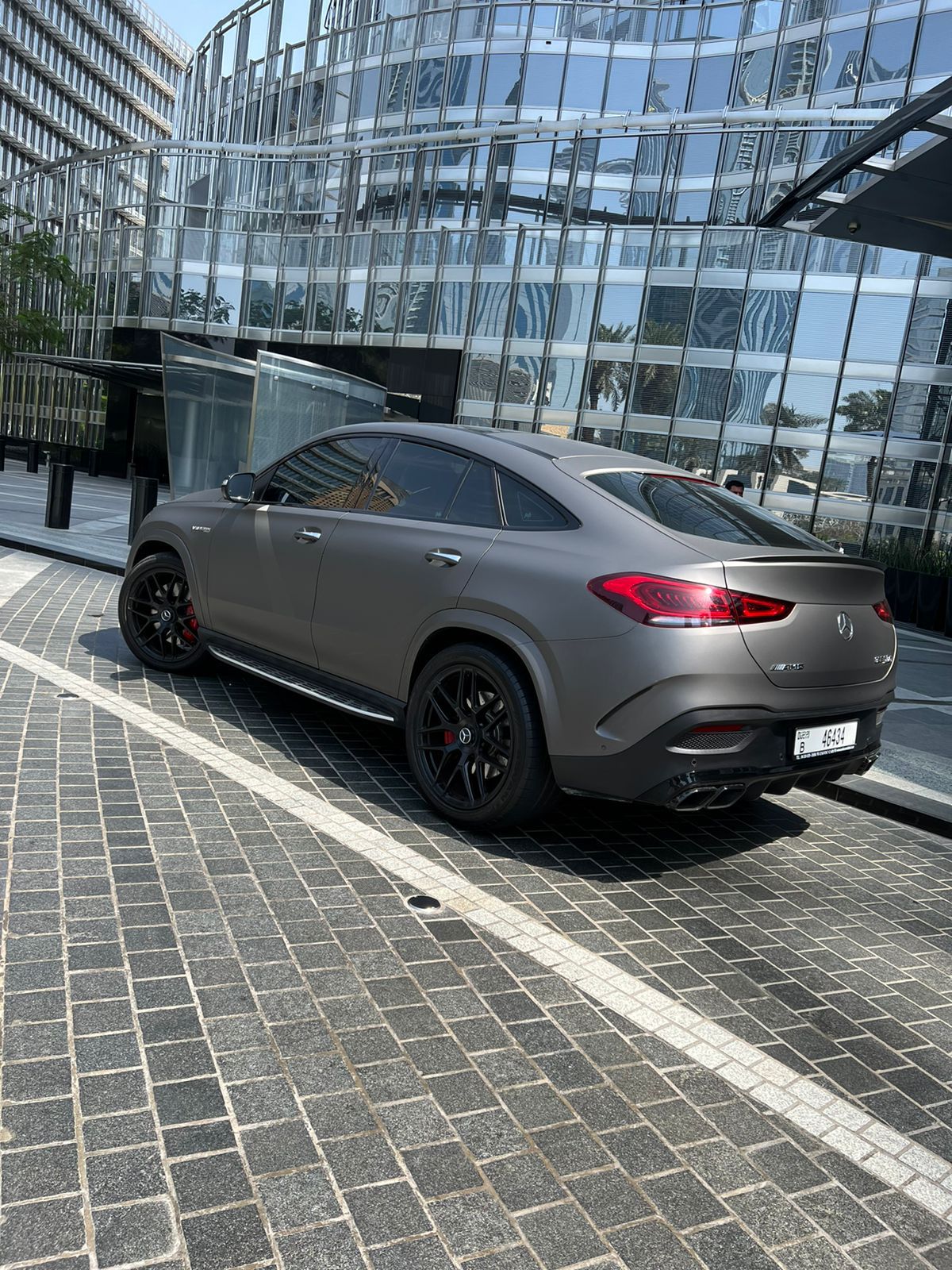 Mercedes GLE63s GOLDEN 2021 rental dubai