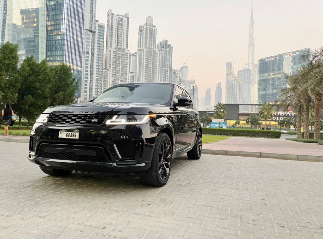 Range Rover Sport BLACK 2020 rental dubai