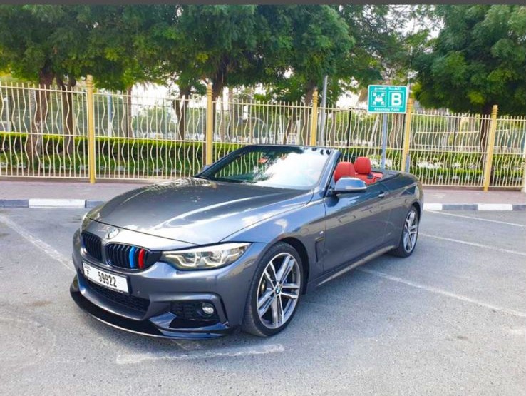 BMW 430i Convertible M-Kit  2020 rental dubai