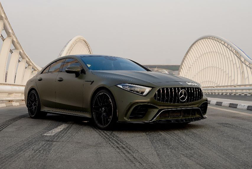 Mercedes CLS350 AMG KIT53   GREEN 2020 rental dubai