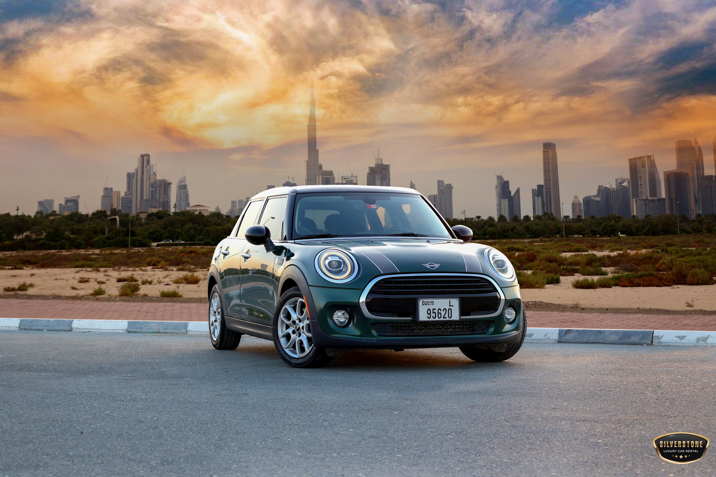 Mini Cooper Coupe GREEN 2020 rental dubai
