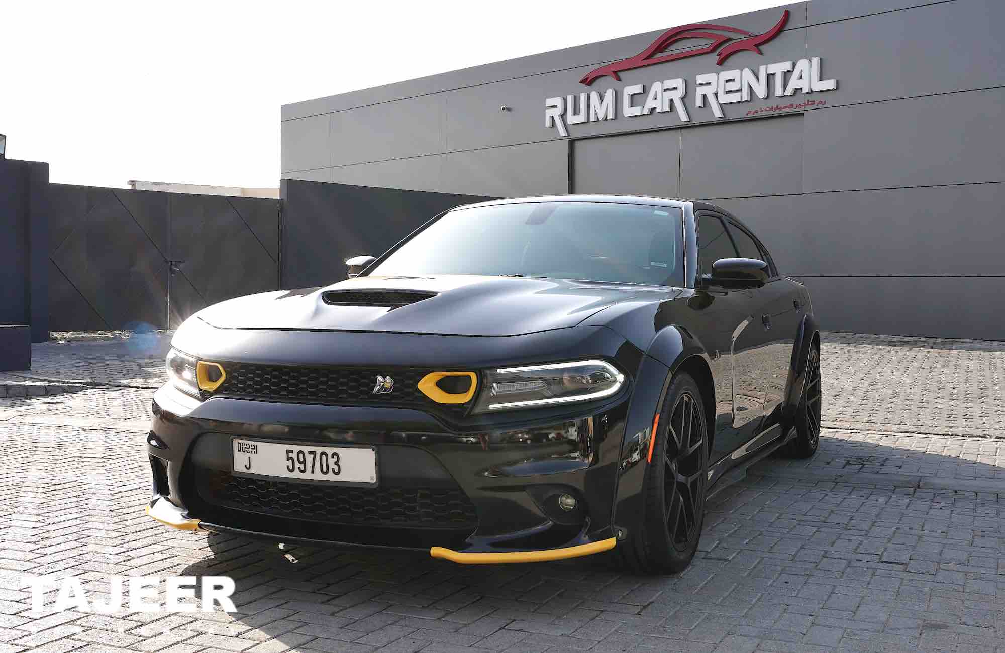 Dodge Charger Scat Pack Kit BLACK 2019 rental dubai